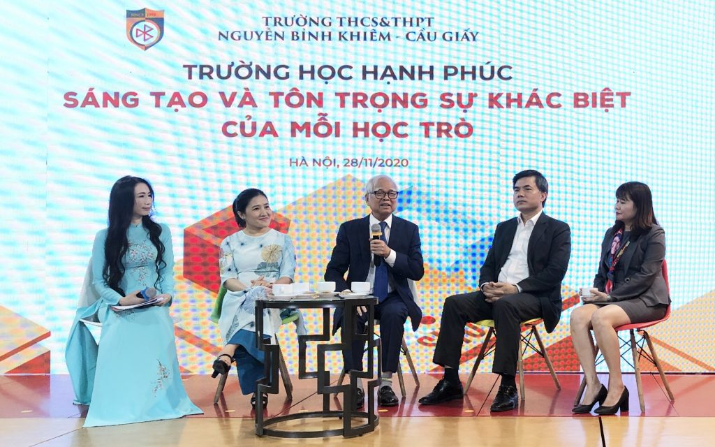 Talkshow "Trường học hạnh phúc: Sáng tạo và tôn trọng sự khác biệt của mỗi học trò".